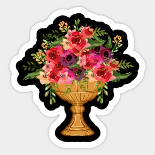 Flowers Vase Floral Art Classic Aesthetic Classical Sticker